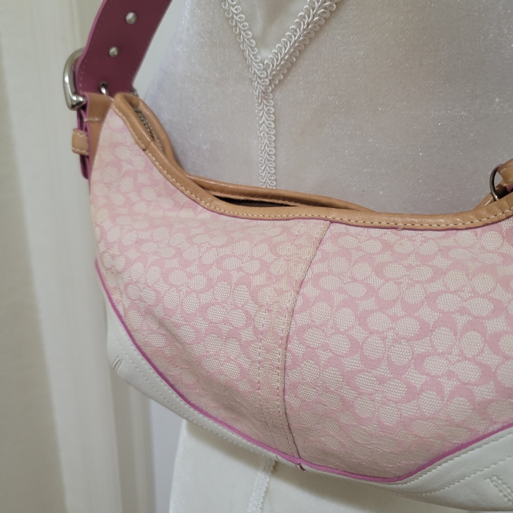 Coach Y2k Rare Barbie Pink Soho Baguette Hand Bag - Picture 2 of 11